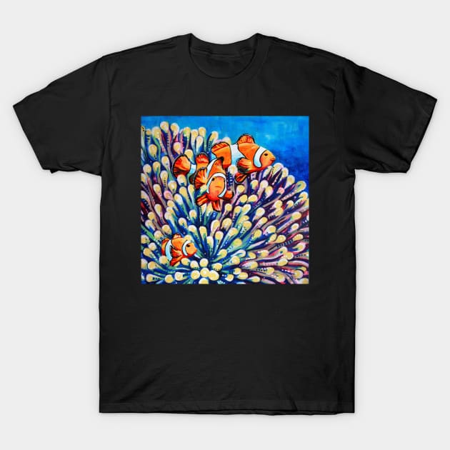 Clown Fish T-Shirt by EveiArt